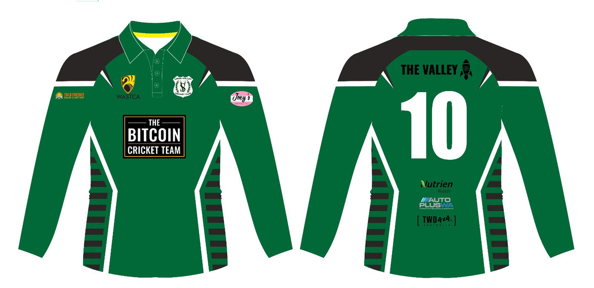 Bitcoin Cricket Team Jersey