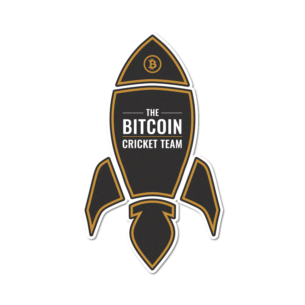 Sticker | The Bitcoin Cricket Team Rocket